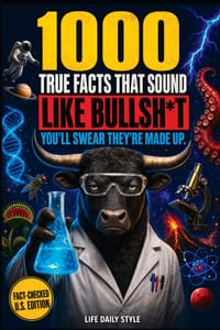 True Facts That Sound Like Bull #t: Insane but Shocking - A Fun Trivia Guide to Wild Nature, Unbelievable Records, Bizarre History, and Mind-Blowing I cover