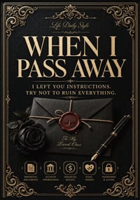 When I Pass Away: I Left You Instructions. Try Not to Ruin Everything. cover