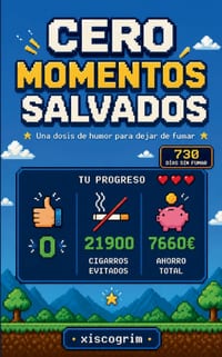 Cero momentos salvados: Una dosis de humor para dejar de fumar cover