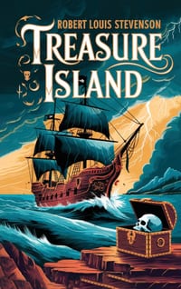 Treasure Island by Robert Louis Stevenson: A Timeless Adventure of Pirates, Treasure Maps, and HighSeas Action (Grapevine Edition) cover
