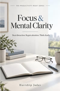 Focus & Mental Clarity: Beat distraction. Regain attention. Think clearly. cover