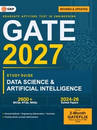 Gate 2027: Data Science & Artificial Intelligence- Complete Guide 2600+ MCQs Solved Papers 2024-2026 cover