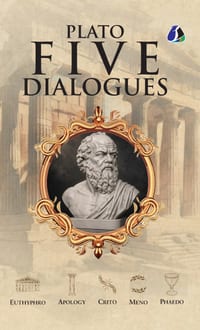 Plato: Five Dialogues: Euthyphro, Apology, Crito, Meno, Phaedo - [DELUXE HARDBOUND EDITION] cover