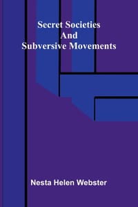 Secret societies and subversive movements cover