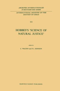 Hobbes's 'Science of Natural Justice' cover