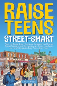 Raise Teens Street-Smart: Tools for Raising Smart, Emotionally Intelligent and Mentally Strong Teenagers Who Are Independent, Resilient and Ready for cover