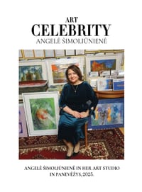 Angelé Simoliüniene: Where Art Comes to Life: Angele Simoliūniene in Her Panevezys Studio, 2025 cover