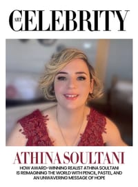 Athina Soultani: How award-winning realist Athina Soultani is reimagining the world with pencil, pastel, and an unwavering message of hope. cover