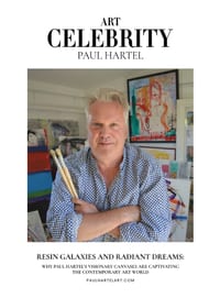 Paul Hartel: Resin Galaxies and Radiant Dreams: Why Paul Hartel's Visionary Canvases Are Captivating the Contemporary Art World cover