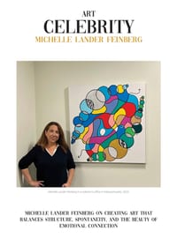 Michelle Lander Feinberg: Michelle Lander Feinberg on Creating Art That Balances Structure, Spontaneity, and the Beauty of Emotional Connection cover