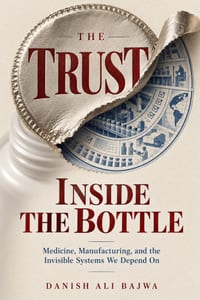 The Trust Inside the Bottle: Medicine, Manufacturing, and the Invisible Systems We Depend On cover