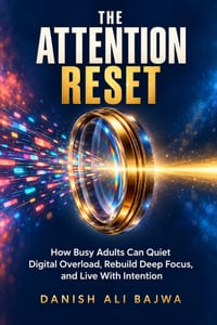 The Attention Reset: How Busy Adults Can Quiet Digital Overload, Rebuild Deep Focus, and Live With Intention cover