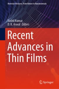 Recent Advances in Thin Films cover