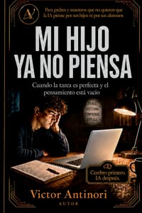Mi hijo ya no piensa: Cuando la tarea es perfecta y el pensamiento está vacío cover