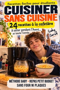 Cuisiner sans cuisine: Recettes faciles pour étudiants: méthode Gaby, repas petit budget sans four ni plaques cover