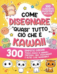 Come disegnare "quasi" tutto ciò che è Kawaii: 300 simpatici disegni passo-passo di animali, fantasia, cibo, personaggi e altre cose incredibili! cover