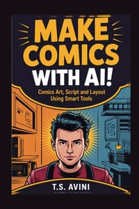 Make Comics with AI: Combine Art, Script and Layout Using Smart Tools cover