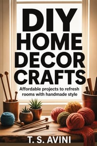 DIY Home Decor Crafts: Affordable projects to refresh rooms with handmade style cover