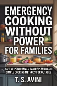 Emergency Cooking Without Power for Families: Safe no-power meals, pantry planning, and simple cooking methods for outages cover