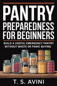 Pantry Preparedness for Beginners: Build a useful emergency pantry without waste or panic buying cover