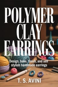 Polymer Clay Earrings: Design, bake, finish, and sell stylish handmade earrings cover