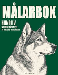 Hundliv - Nordiska äventyr: En målarbok för hundälskare cover