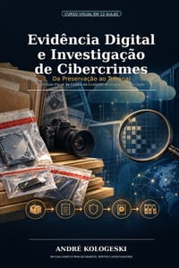 Evidência Digital e Investigação de Cibercrimes: Da Preservação ao Tribunal - Um Guia Visual de Cadeia de Custódia, Análise e Comunicação cover
