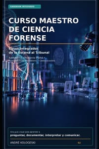 Curso Maestro de Ciencia Forense: Casos Integrados de la Escena al Tribunal: Laboratorio, Evidencia Digital, Razonamiento Probatorio y Comunicación cover
