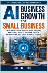 AI Business Growth for Small Business: How Artificial Intelligence Is Changing Marketing, Sales, Customer Service, Productivity, and Small Business Gr cover