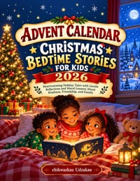 Advent Calendar Christmas Bedtime Stories for Kids 2026: 25 Heartwarming Holiday Tales with Gentle Reflections and Moral Lessons About Kindness, Frien cover
