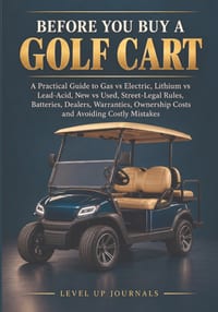 Before You Buy a Golf Cart: A Practical Guide to Gas vs Electric, Lithium vs Lead-Acid, New vs Used, Street-Legal Rules, Warranties and Ownership Cost cover