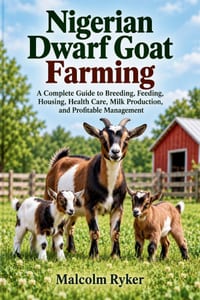 Nigerian Dwarf Goat Farming: A Complete Guide to Breeding, Feeding, Housing, Health Care, Milk Production, and Profitable Management cover