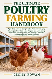 The Ultimate Poultry Farming Handbook: A practical guide to raising healthy chickens, managing housing and nutrition, preventing diseases, improving p cover