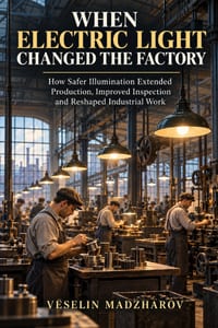 When Electric Light Changed the Factory: How Safer Illumination Extended Production, Improved Inspection and Reshaped Industrial Work cover