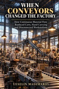 When Conveyors Changed the Factory: How Continuous Material Flow Replaced Carts, Hand Carrying and Disconnected Workstations cover