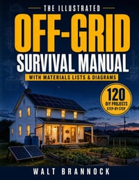 The Illustrated Off-Grid Survival Manual: 120 Step-by-Step DIY Projects With Materials Lists and Diagrams to Keep the Power On, the Water Clean and th cover