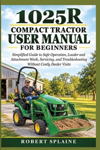1025r Compact Tractor User Manual for Beginners: Simplified Guide to Safe Operation, Loader and Attachment Work, Servicing, and Troubleshooting Withou cover