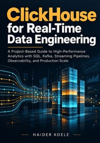 ClickHouse for Real-Time Data Engineering: A Project-Based Guide to High-Performance Analytics with SQL, Kafka, Streaming Pipelines, Observability, an cover