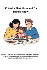 150 Hacks That Mom and Dad Should Know: Volume 2: The Practical Guide for the Preschool Stage (3 to 6 Years). Smart Shortcuts for Emotional Management cover