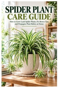 Spider Plant Care Guide: How to Grow Lush Spider Plants, Fix Brown Tips, and Propagate Plant Babies at Home cover