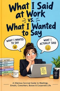 What I Said at Work vs. What I Wanted to Say: A Hilarious Survival Guide to Meetings, Emails, Coworkers, Bosses & Corporate Life cover