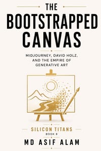 The Bootstrapped Canvas: Midjourney, David Holz, and the Empire of Generative Art cover