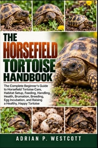 The Horsefield Tortoise Handbook: The Complete Beginner's Guide to Horsefield Tortoise Care, Habitat Setup, Feeding, Handling, Health, Brumation, Bree cover