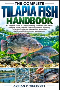 The Tilapia Fish Handbook: A Complete Guide to Tilapia Farming, Pond and Tank Setup, Feeding, Water Quality, Disease Prevention, Breeding, Fingerling cover