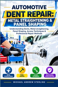 Automotive Dent Repair: Metal Straightening & Panel Shaping: Understanding Dents, Metal Straightening, Panel Shaping, Access Techniques & Professional cover