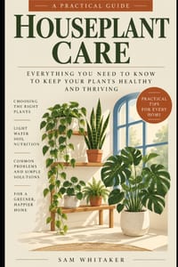 Houseplant Care by the Numbers: Light, Water, Soil, Repotting, Pests, and Yellow Leaves, Explained with the University Extension Guidance Behind Them cover