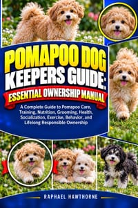Pomapoo Dog Keepers Guide: ESSENTIAL OWNERSHIP MANUAL: A Complete Guide to Pomapoo Care, Training, Nutrition, Grooming, Health, Socialization, Exercis cover