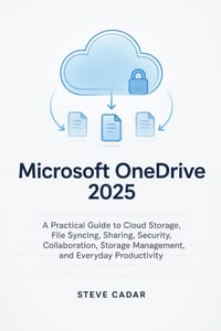 Microsoft OneDrive 2025: A Practical Guide to Cloud Storage, File Syncing, Sharing, Security, Collaboration, Storage Management, and Everyday Producti cover