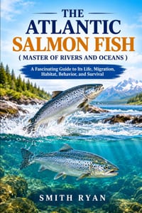 The Atlantic Salmon Fish ( Master of Rivers and Oceans ): A Fascinating Guide to Its Life, Migration, Habitat, Behavior, and Survival cover