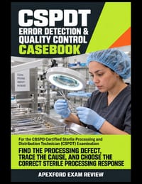 Cspdt Error Detection & Quality Control Casebook: Find the Processing Defect, Trace the Cause, and Choose the Correct Sterile Processing Response cover